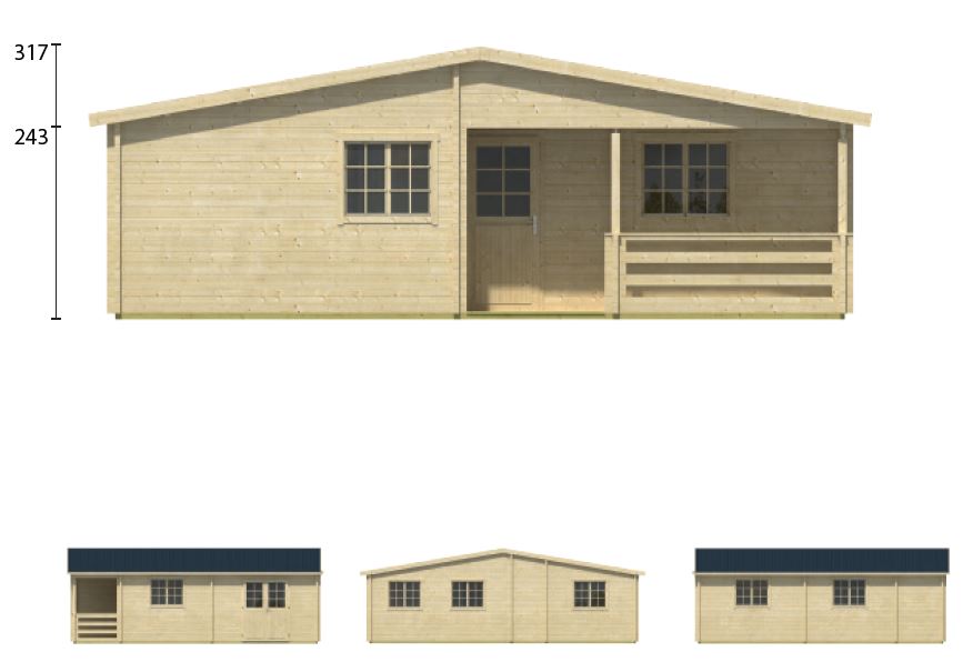 Chalet habitable de Jardin et Chalet